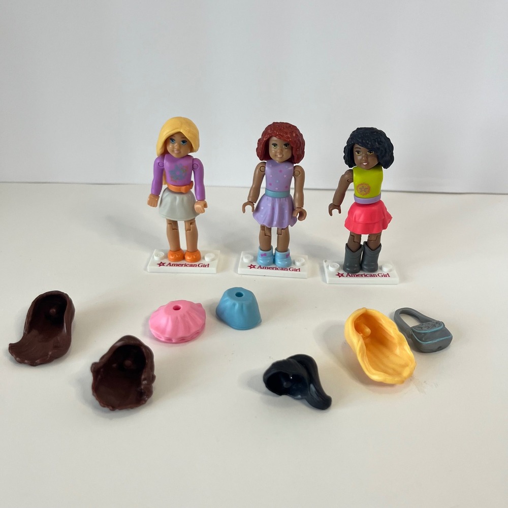 American Girl Mega Construx Mini Figure‎ Lot Willa Kendall Emerson ACCESSORIES